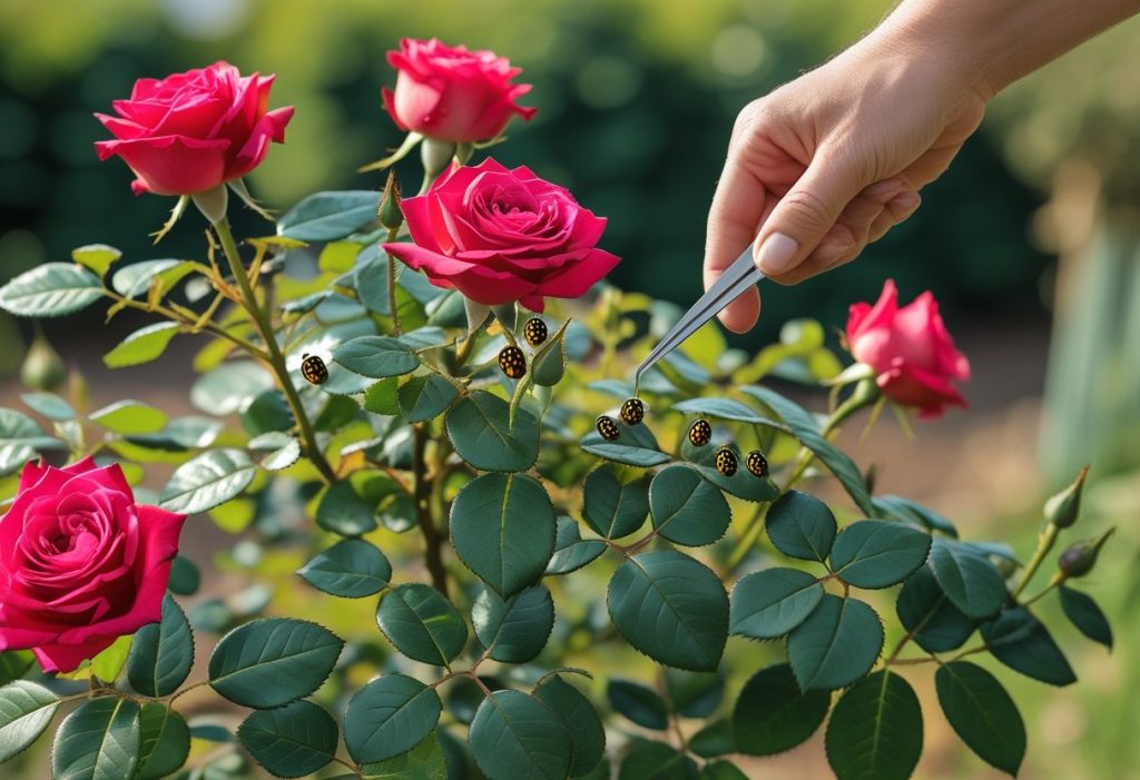 Get Rid of Beetles on Roses